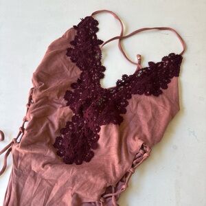 Pink/red Blue Life One-piece swim